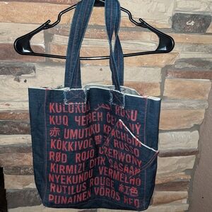 Gap Product Red ♥️ Denim Tote Bag